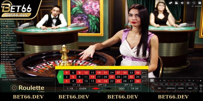 Roulette tạo ấn tượng nhờ hệ thống quay số trực tiếp