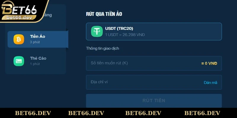 Điền đúng, chuẩn giao dịch rút tiền theo hướng dẫn chính xác